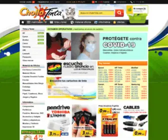 Chollotinta.com(Cartuchos de tinta y toner para impresora baratos) Screenshot