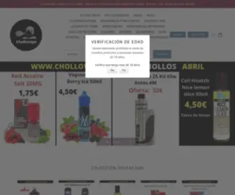 Chollovape.com(Tienda Online de Cigarrillos Electrónicos España) Screenshot