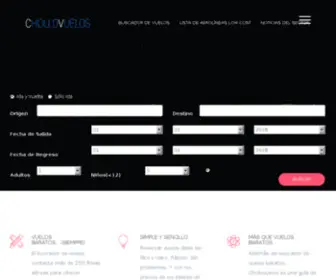 Chollovuelos.com(Vuelos Baratos y Bajo Coste España) Screenshot