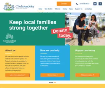 Cholmondeley.org.nz(Cholmondeley Children's Centre) Screenshot