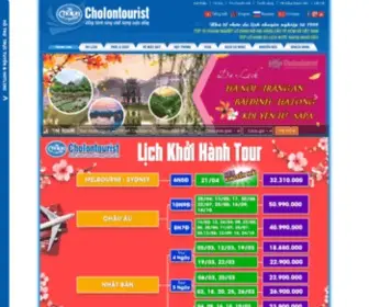 Cholontourist.com.vn(Công ty CP DV Du lịch Chợ Lớn) Screenshot