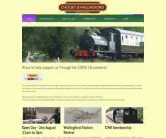 Cholsey-Wallingford-Railway.com(Cholsey & Wallingford Railway) Screenshot