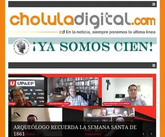 Choluladigital.com(Cholula Digital) Screenshot