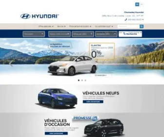 Chomedeyhyundai.com(Concessionnaire Hyundai à Laval (près de Blainville et Montréal)) Screenshot