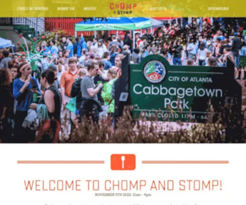 Chompandstomp.com(Atlanta Area Festival) Screenshot