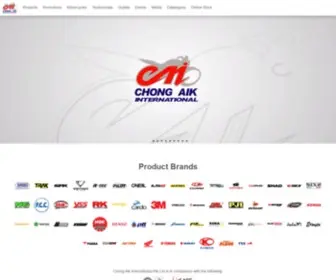 Chongaik.com.sg(Chong Aik International) Screenshot
