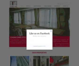 Chongsing.com(Chong Sing Website) Screenshot