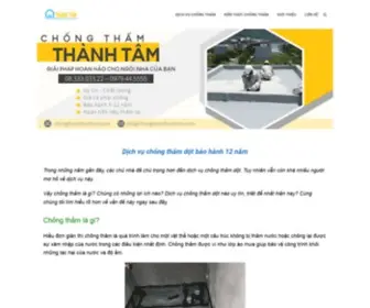 Chongthamthanhtam.com(Dịch vụ chống thấm dột bảo hành 12 năm) Screenshot