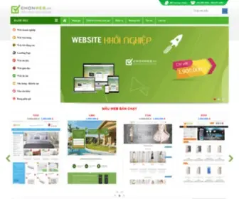 Chonweb.vn(Mẫu website đẹp) Screenshot