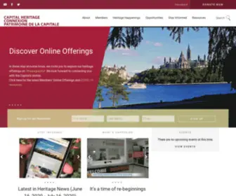 Choocopo.ca(Council of Heritage Organizations in Ottawa/ Conseil des organismes du patrimoine d'Ottawa) Screenshot