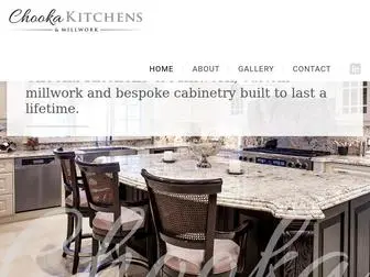 Chookakitchens.com(Chooka Kitchens & Millwork) Screenshot