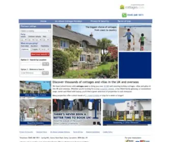 Chooseacottage.co.uk(001 MASTER PARTNER in partnership with cottages4you) Screenshot
