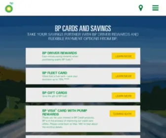 Choosebp.com(BP Visa Card and BP Card) Screenshot