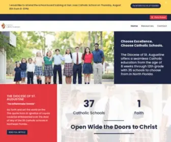 Choosecatholicschool.com(The Council of Catholic Academies) Screenshot