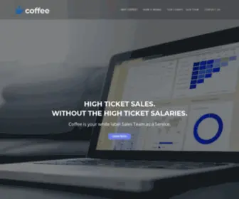 Choosecoffee.io(Your Sales Team As A Service) Screenshot
