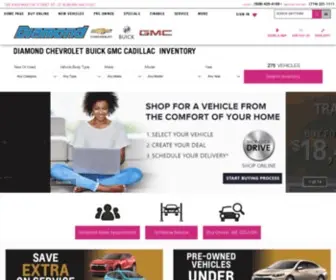 Choosediamond.com(Diamond Chevrolet Buick GMC Cadillac in AUBURN) Screenshot