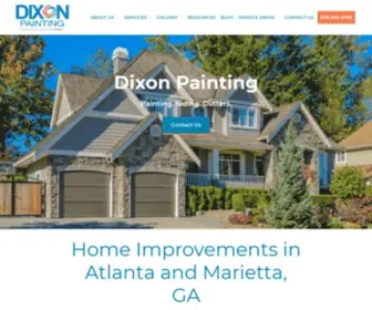 Choosedixon.com(Commercial and House Painters in Atlanta & Marietta) Screenshot