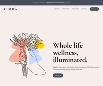 Chooseflora.com(Whole life wellness) Screenshot