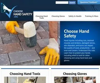 Choosehandsafety.org(Choose Hand Safety) Screenshot