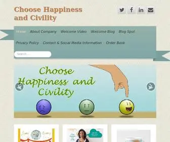 Choosehappinessandcivility.com(Choose Happiness and Civility) Screenshot