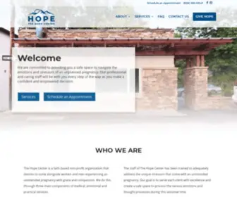 Choosehope.org(The Hope Center) Screenshot