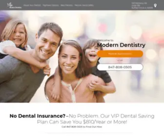 Choosemoderndentistry.com(Modern Dentistry) Screenshot