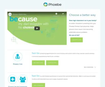 Choosephoebe.com(Choose Phoebe) Screenshot