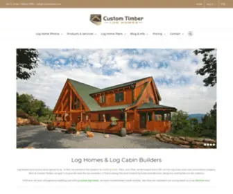 Choosetimber.com(Custom Timber Log Homes) Screenshot