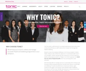 Choosetonic.co.uk(Tonic Health & Wellbeing) Screenshot