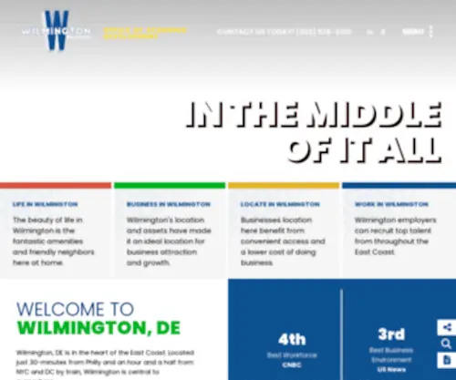 Choosewilmingtonde.org(The Office of Economic Development in Wilmington) Screenshot