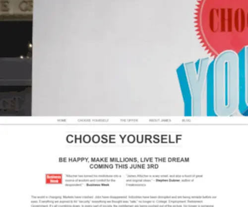 Chooseyourself.us(Choose Yourself) Screenshot