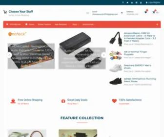 Chooseyourstuff.com(Choose Your Stuff) Screenshot