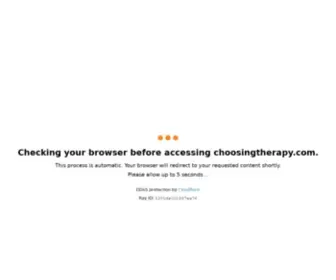 Choosingtherapy.com(Choosing Therapy) Screenshot