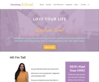 Choosingtoconnect.com(Choosing to Connect) Screenshot