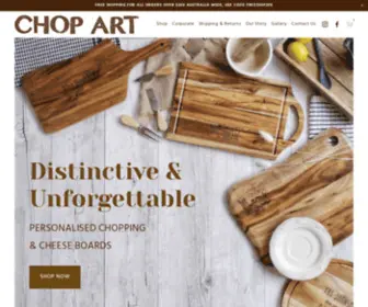 Chopartchoppingboards.com.au(ChopArt Chopping Boards) Screenshot