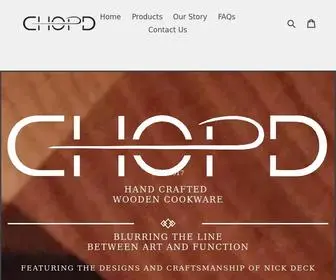 Chopd.ca(Handmade Wooden Cutting Boards) Screenshot