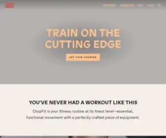 Chopfit.com(Build Strength and Endurance) Screenshot