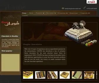 Chopinchocolate.net(Chopin Chocolate) Screenshot