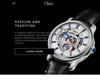 Chopinwatches.com(Exclusive Chopin Watches) Screenshot