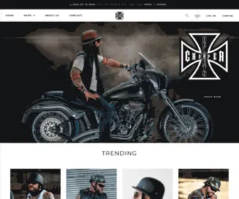 Chopperhelmetshop.com(Chopper Helmets) Screenshot