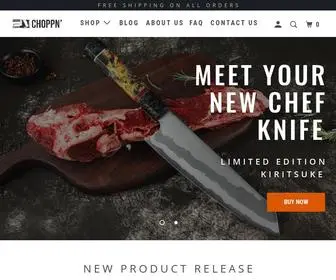 Choppnknives.com(Unique Japanese Chef Knvies & Accessories) Screenshot