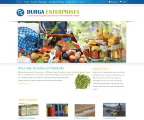 Chopragums.com(Durga Enterprises) Screenshot