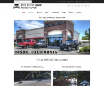 Chopshopoffroad.com(The Chop Shop) Screenshot