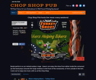Chopshoppub.com(Chop shop pub new hampshire) Screenshot