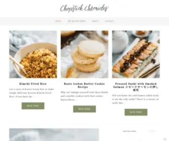 Chopstickchronicles.com(Chopstick Chronicles) Screenshot