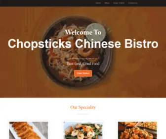 Chopstickseastcobb.com(Chopsticks Chinese Bistro) Screenshot