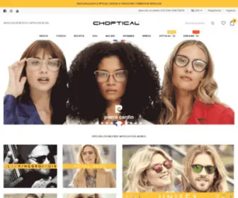 Choptical.com.ar(Fábrica de anteojos de receta y anteojos de sol) Screenshot