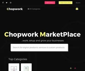 Chopwork.com(Chopwork MarketPlace) Screenshot