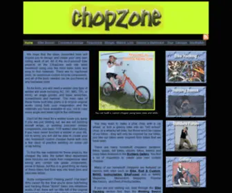 Chopzone.com(AtomicZombie DIY Plans for Recumbent Bikes) Screenshot