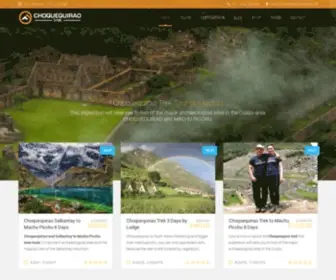 Choquequiraotrek.com(Choquequirao Trek) Screenshot